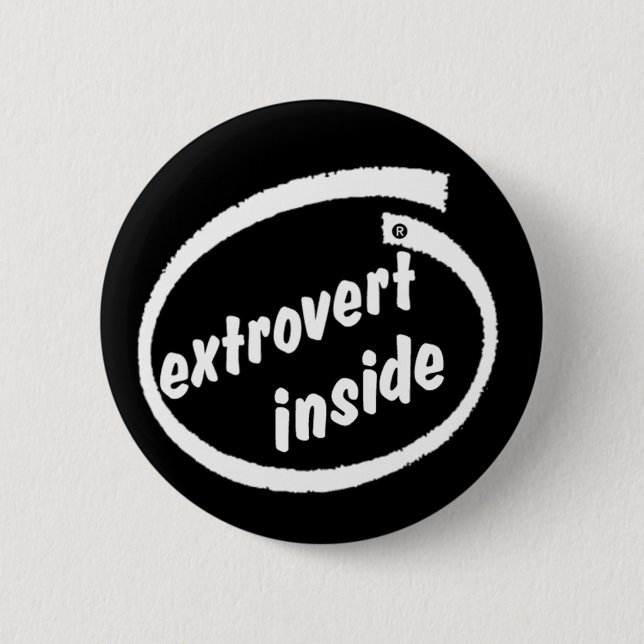 autism aspergers syndrome awareness clever Badge 2 Inch Round Button (Front)