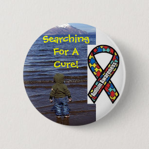 Autism Assistance Button...Please Help! 2 Inch Round Button