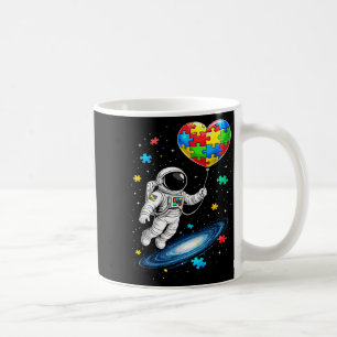 Autism astronaut balloon autism awareness space  coffee mug