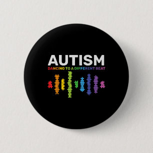Autism, Autism Awareness Mom Kids Different Autism 2 Inch Round Button