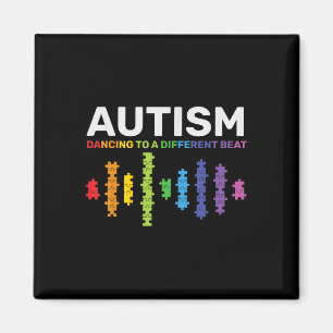 Autism, Autism Awareness Mom Kids Different Autism Magnet