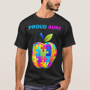 Autism-Autism Awareness Proud Aunt Auntie new T-Shirt