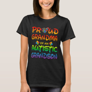 Autism-Autism Awareness Proud Grandma Of Autistic T-Shirt
