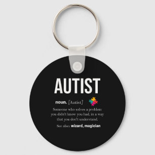Autism Autistic Asperger Syndrom Aspie Puzzle Auti Keychain