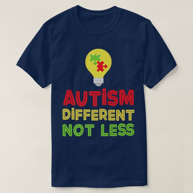autism autistic neurodiversity disability awarenes T-Shirt (Design Front)