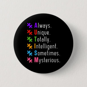 Autism Autistic Puzzle 2 Inch Round Button