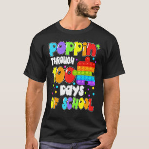 Autism Awareness 100 Days Of School Tee Iep Pop It