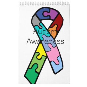 Autism Awareness 12 Month Calendar