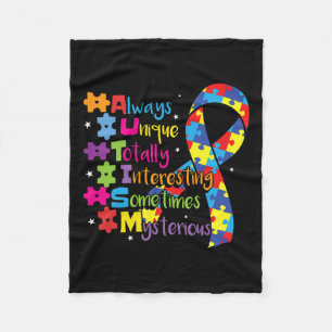 Autism Awareness 1  Fleece Blanket