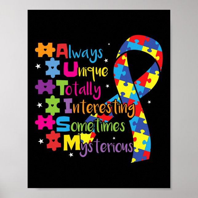 Autism Awareness 1  Poster (Front)