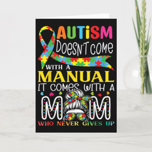 Autism Awareness 2025 Doesn't Come With A Manual A Card