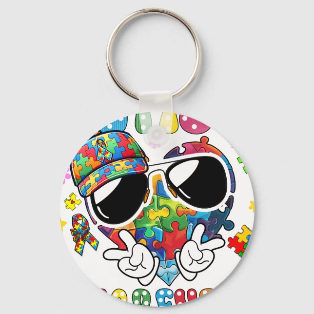 autism awareness (3 keychain (Front)