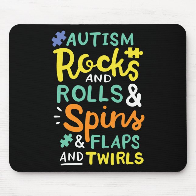 Autism Awareness 3  Mouse Pad (Front)
