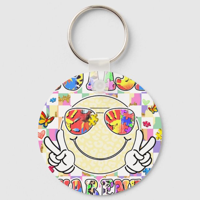 autism awareness (5 keychain (Front)