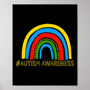 Autism Awareness Abilities Outweigh Disabilities 6 Poster