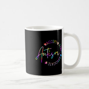 Autism Awareness Accept Adapt Advocate Autism Mom Coffee Mug