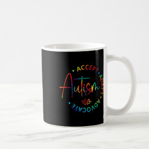 Autism Awareness Accept Adapt Advocate Autism Mom Coffee Mug
