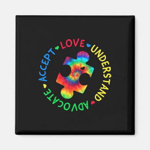 Autism Awareness Accept Adapt Advocate Autism Mom Magnet