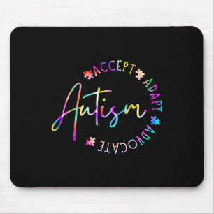 Autism Awareness Accept Adapt Advocate Autism Mom Mouse Pad