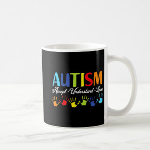 Autism Awareness  Accept Understand Love Autism Mo Coffee Mug