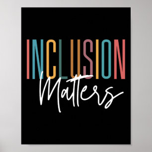 Autism Awareness Acceptance Inclusion Problems Wom Poster