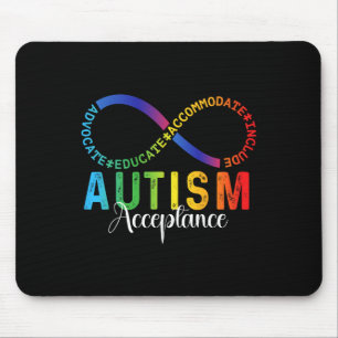 Autism Awareness Acceptance Infinity Symbol Advoca Mouse Pad