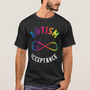 Autism Awareness Acceptance Red Instead Puzzle mom T-Shirt