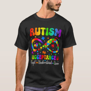 Autism Awareness Acceptance Shirt Infinity Symbol 