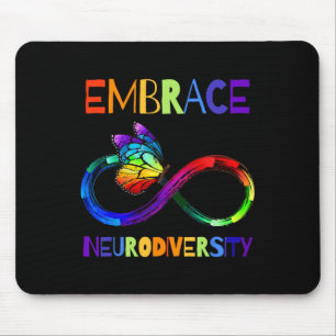 Autism Awareness Acceptance Shirt Infinity Symbol Mouse Pad