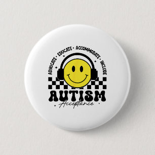 Autism Awareness Acceptance Special Education Teac 2 Inch Round Button