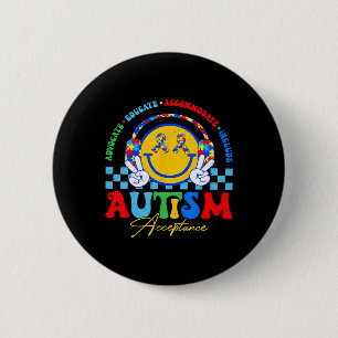 Autism Awareness Acceptance Special Education Teac 2 Inch Round Button