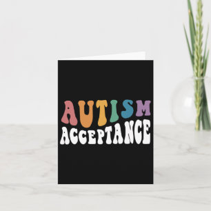 Autism Awareness Acceptance Special Education Teac Card
