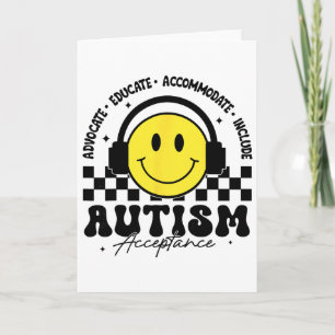 Autism Awareness Acceptance Special Education Teac Card