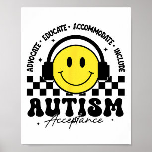 Autism Awareness Acceptance Special Education Teac Poster