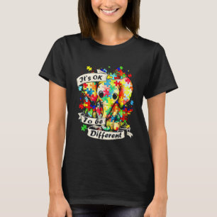 Autism Awareness Acceptance Women Kid Its Ok To Be T-Shirt