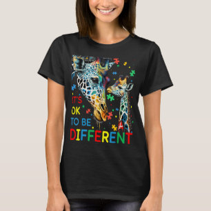 Autism Awareness Acceptance Women Kid Its Ok To Be T-Shirt