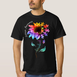 Autism Awareness Acceptance Women Mom Teacher Choo T-Shirt