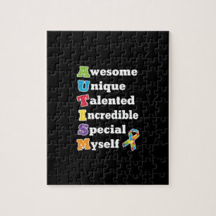 Autism Awareness Acronym Jigsaw Puzzle