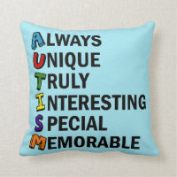 Autism Awareness Acrostic Cute Rainbow Word Poem