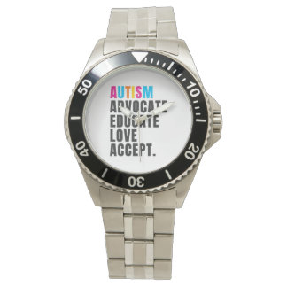 Autism Awareness Advocate Educate Love Accept Watch