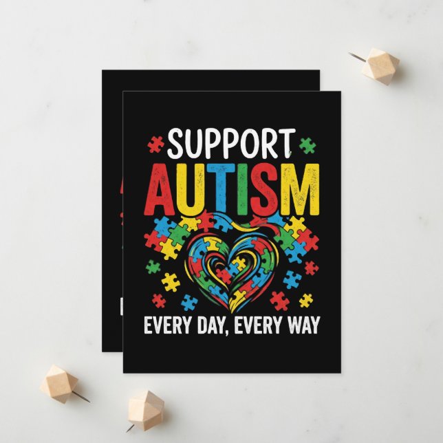 Autism awareness announcement (Front/Back In Situ)