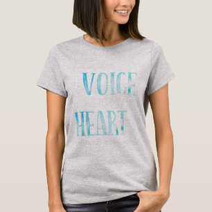 Autism Awareness Apparel Her Voice She Is My Heart T-Shirt