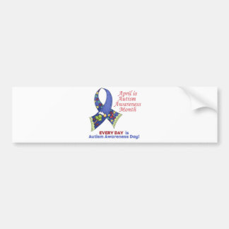Autism Awareness April and Every Day Bumper Sticker