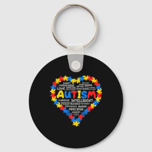 Autism Awareness Autism Heart Autism 1 Keychain