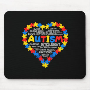 Autism Awareness Autism Heart Autism 1 Mouse Pad