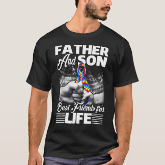 Autism Awareness Autism Mom Dad His Fight Is My F T-Shirt