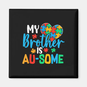 Autism Awareness Autism Squad Support Awesome Boys Magnet