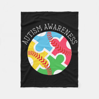 Autism Awareness Autism Support Bysebyll Fleece Blanket