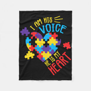 Autism Awareness Autism Support Men Women Fleece Blanket