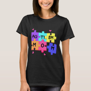 Autism Awareness Autism Support Mom Women T-Shirt